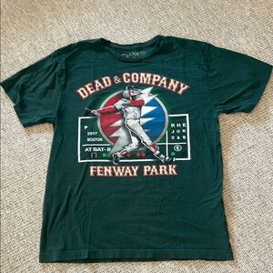 Dead & Company 2017 Fenway Park tee shirt.   Size L.  Liquid Blue brand